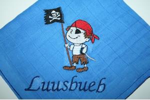besticktes Nuscheli Pirat: Luusbueb