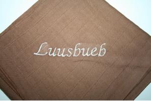 besticktes Nuscheli: Luusbueb